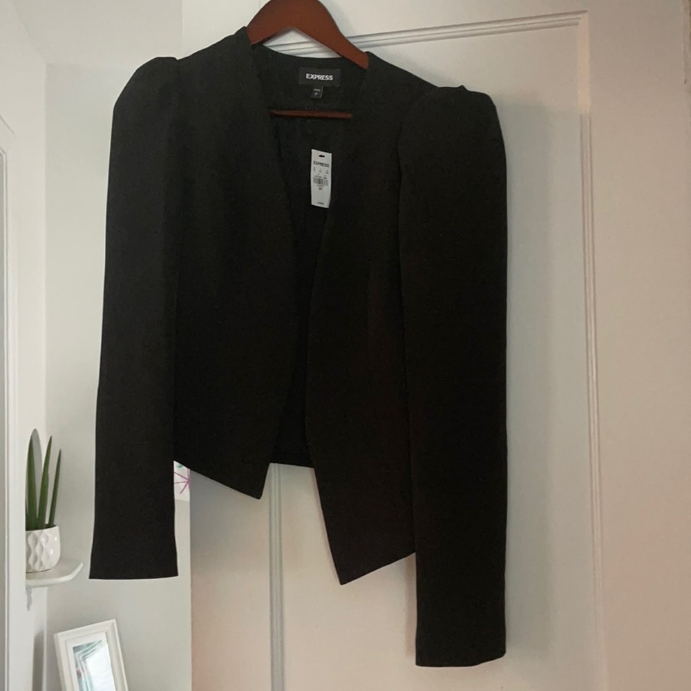 Black express blazer suit jacket
